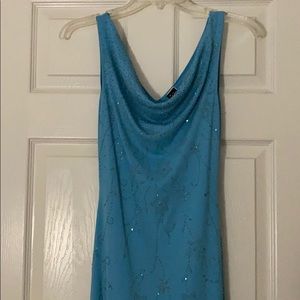 Fancy blue dress
